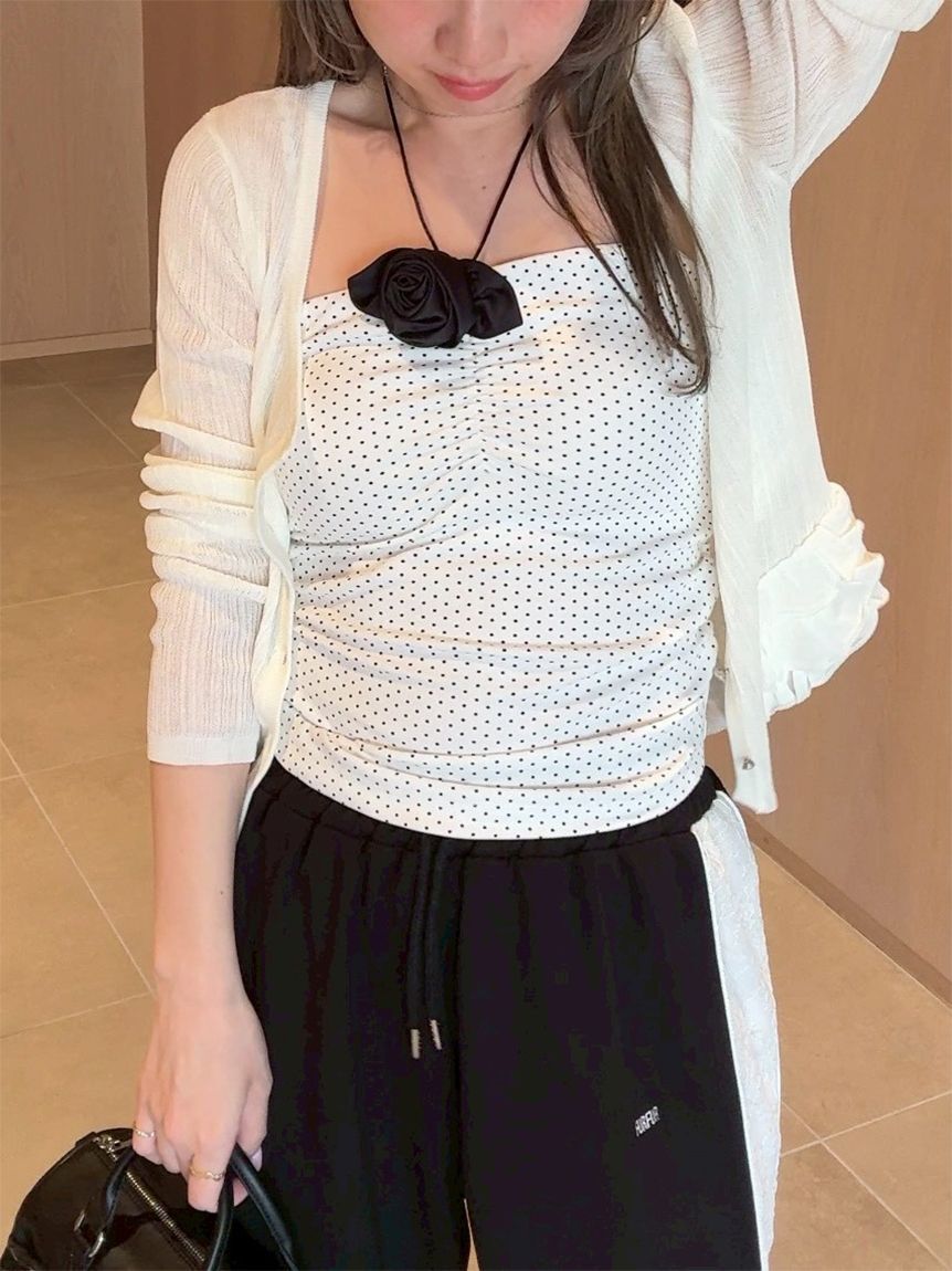 FURFUR「フリルペプラムカーディガン」|カーディガン|