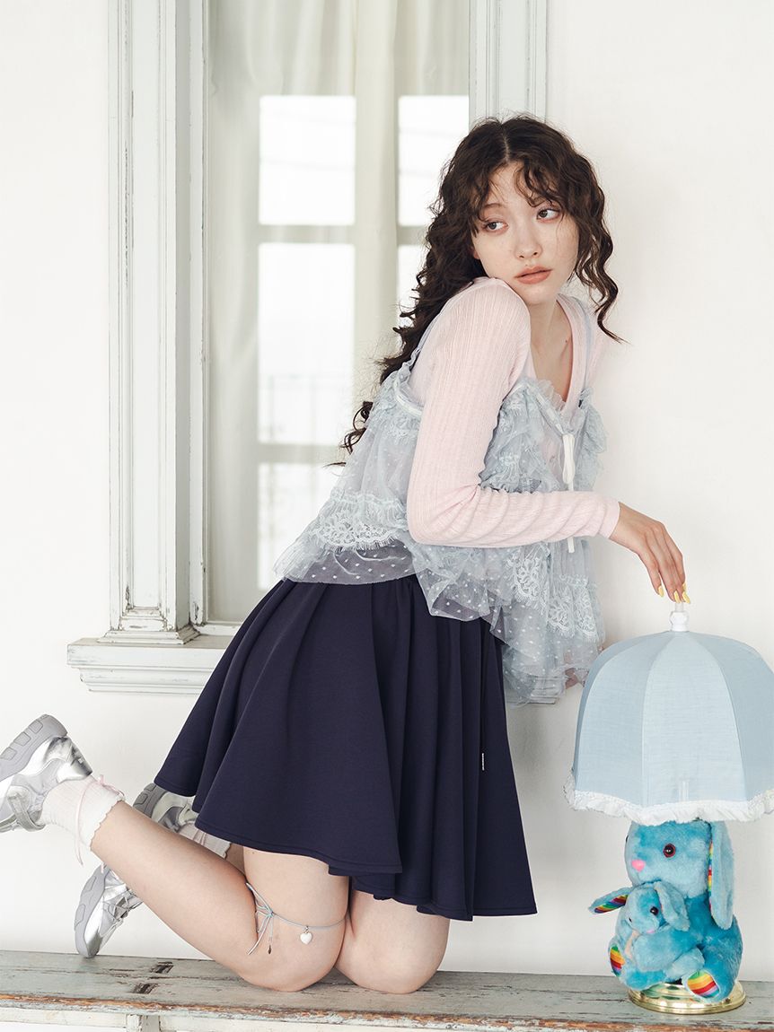 FURFUR「フリルペプラムカーディガン」|カーディガン|