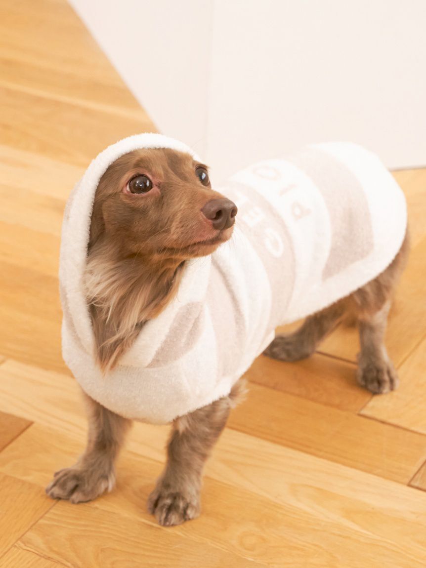  GELATO PIQUE CAT&DOG「【CAT&DOG】スムーズィーダックスサイズ２ボーダーフーディー」|その他|BEG