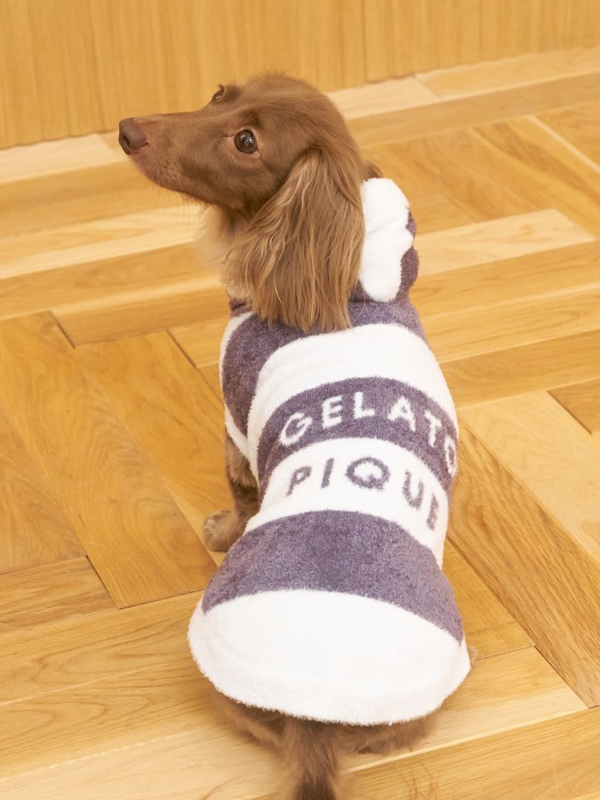  GELATO PIQUE CAT&DOG「【CAT&DOG】スムーズィーダックスサイズ２ボーダーフーディー」|その他|