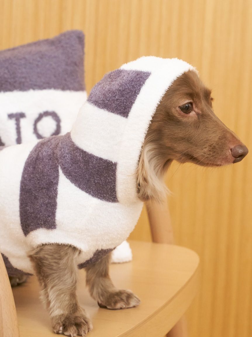  GELATO PIQUE CAT&DOG「【CAT&DOG】スムーズィーダックスサイズ２ボーダーフーディー」|その他|
