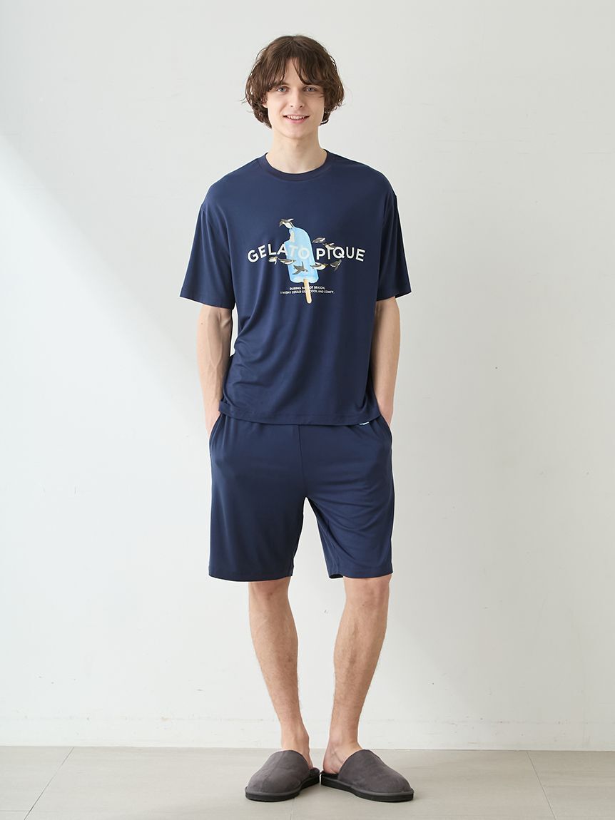 GELATO PIQUE HOMME「【HOMME】【接触冷感】アイスポップジャージーハーフパンツ」|その他|