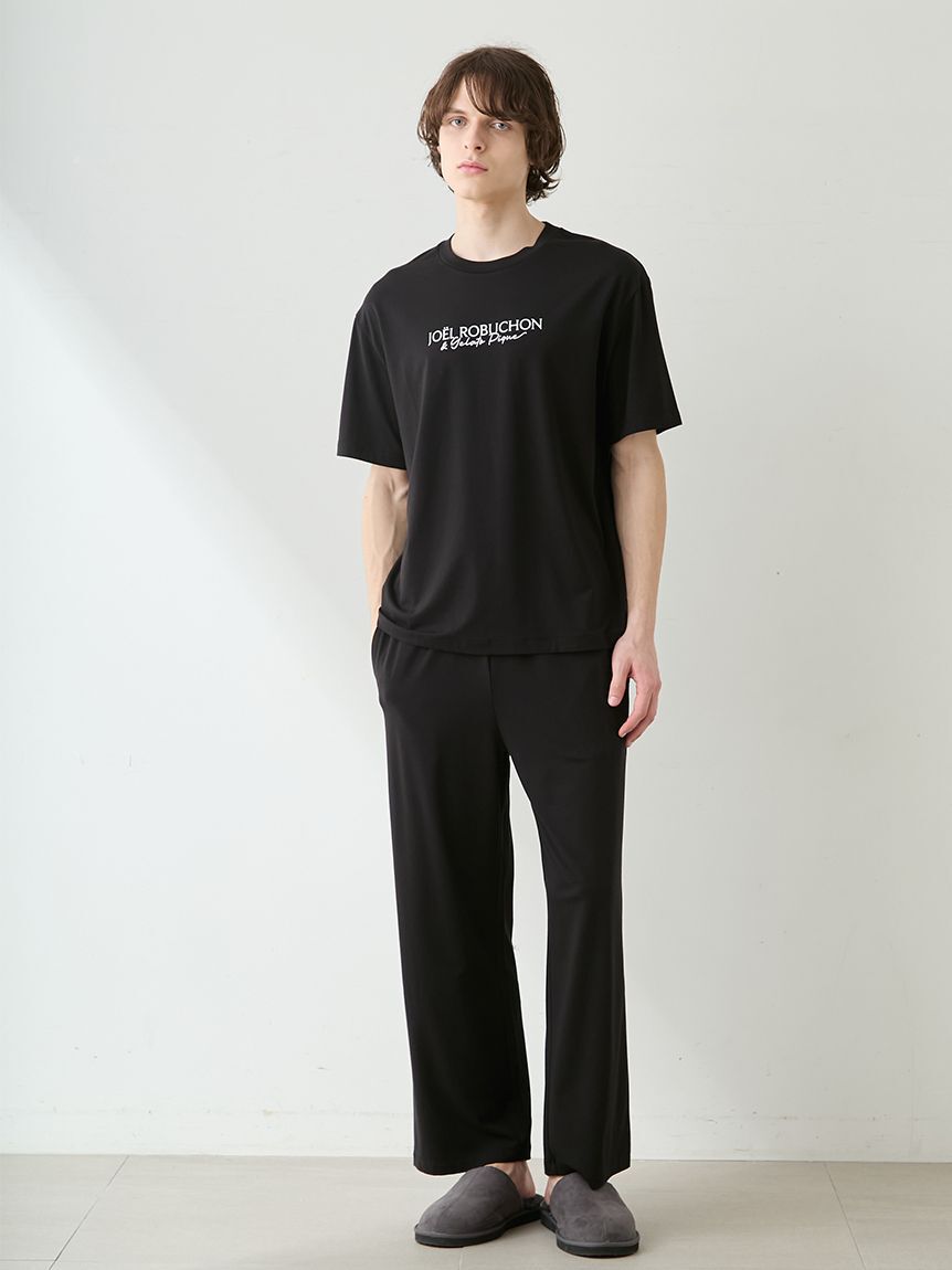 GELATO PIQUE HOMME「【JOEL ROBUCHON】【HOMME】【持続冷感】ロゴプリントTシャツ」|ルームウェア|