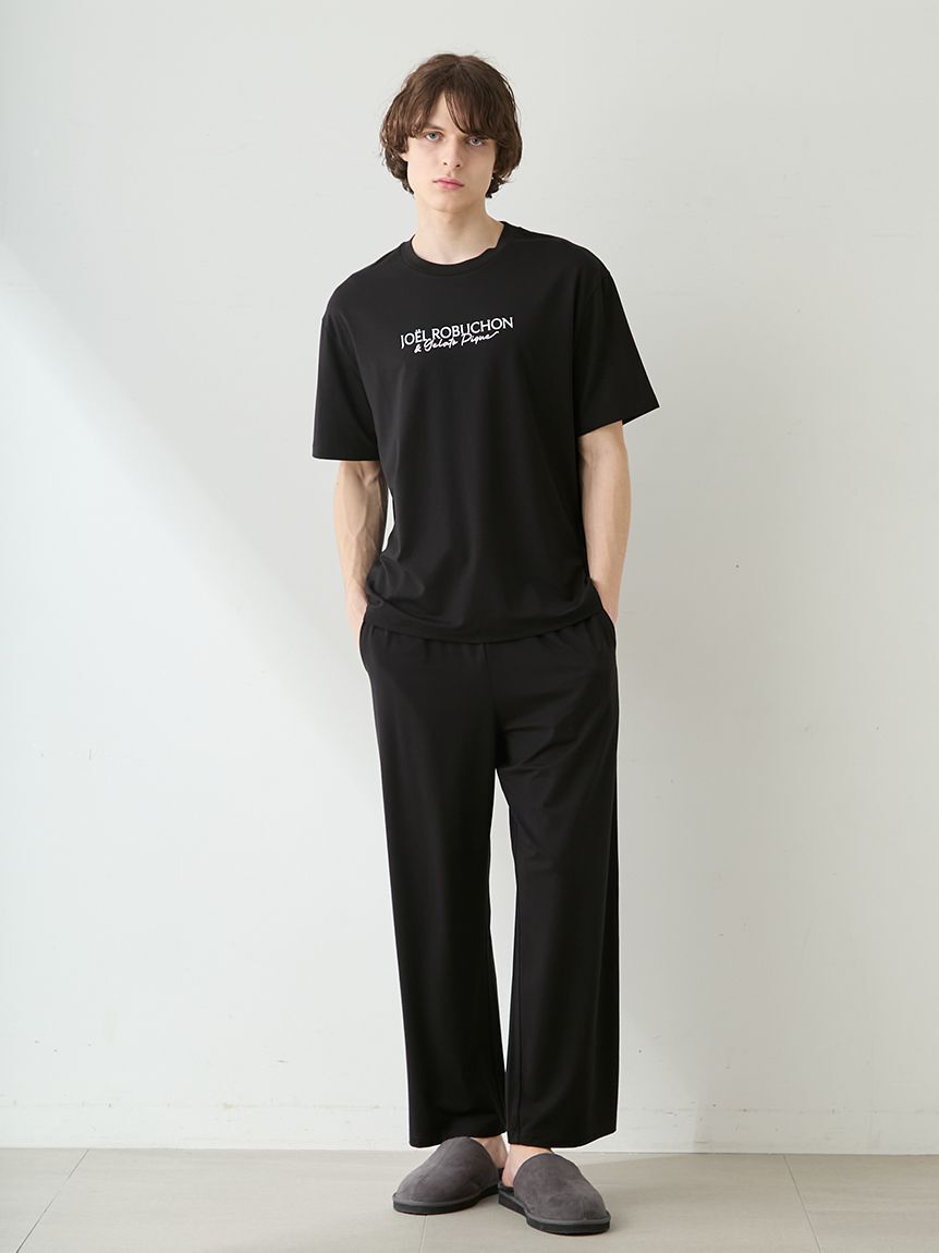 GELATO PIQUE HOMME「【JOEL ROBUCHON】【HOMME】【持続冷感】ロゴプリントTシャツ」|ルームウェア|