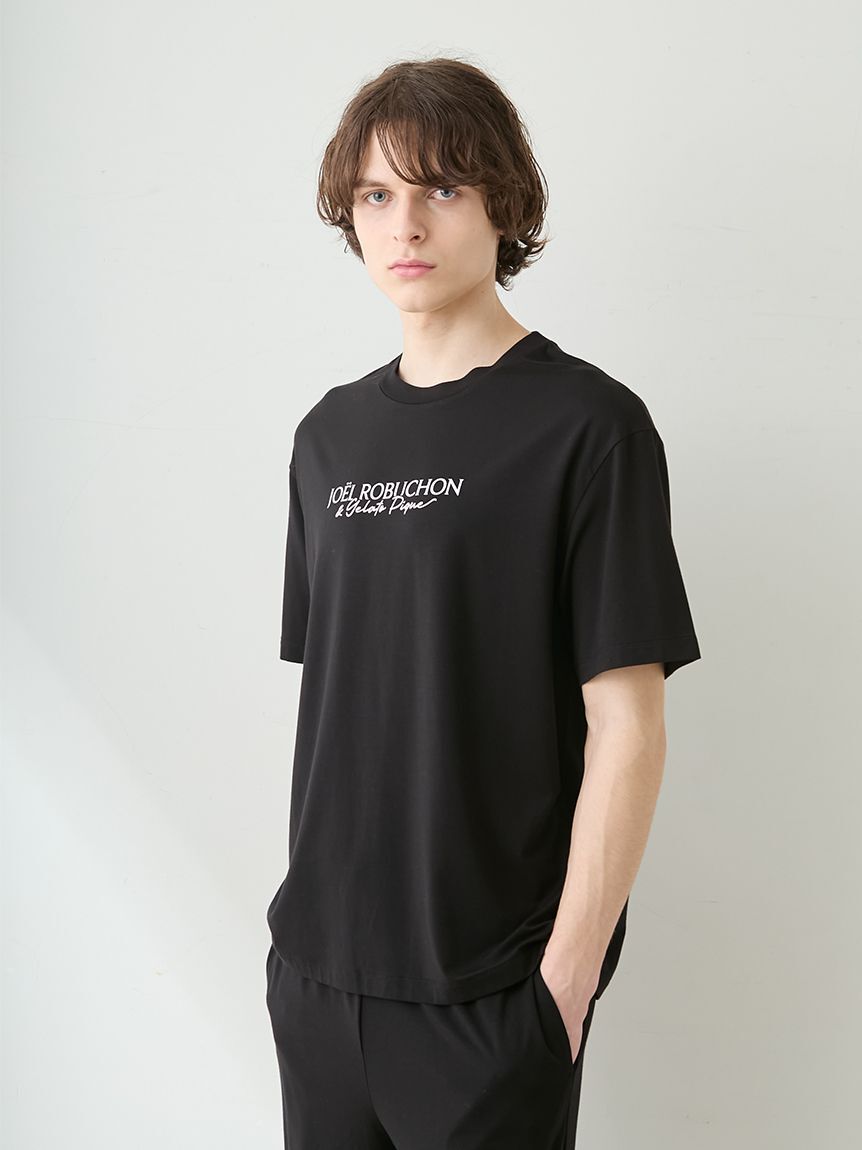 GELATO PIQUE HOMME「【JOEL ROBUCHON】【HOMME】【持続冷感】ロゴプリントTシャツ」|ルームウェア|