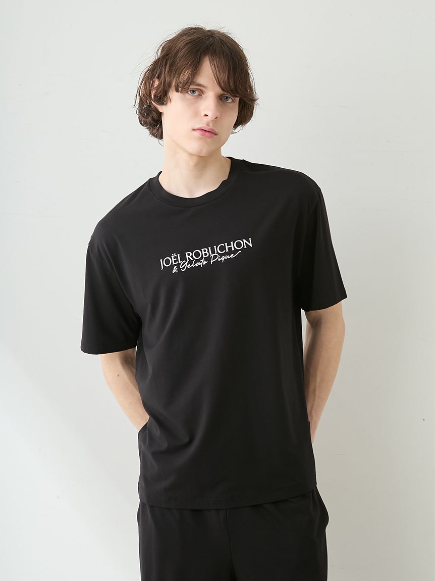 GELATO PIQUE HOMME「【JOEL ROBUCHON】【HOMME】【持続冷感】ロゴプリントTシャツ」|ルームウェア|
