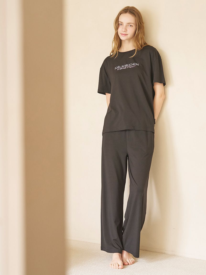 gelato pique「【JOEL ROBUCHON】【持続冷感】ロゴプリントTシャツ」|ルームウェア|