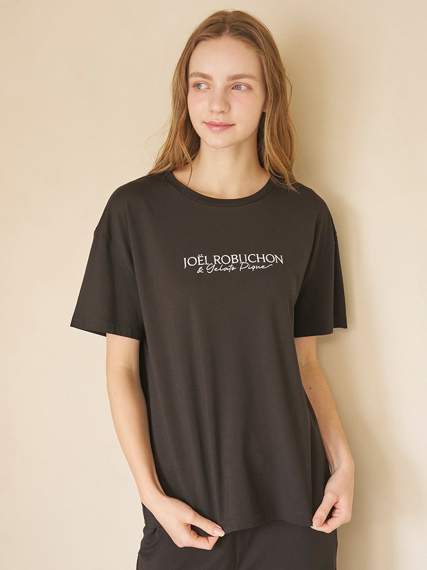 gelato pique「【JOEL ROBUCHON】【持続冷感】ロゴプリントTシャツ」|ルームウェア|