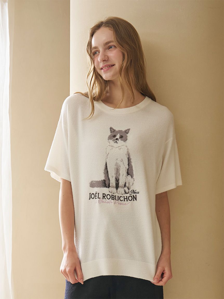 gelato pique「【JOEL ROBUCHON】【接触冷感】スムーズィーliteクールCATジャガードプルオーバー」|ルームウェア|