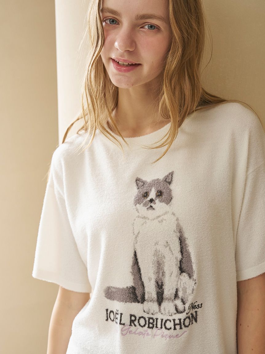 gelato pique「【JOEL ROBUCHON】【接触冷感】スムーズィーliteクールCATジャガードプルオーバー」|ルームウェア|