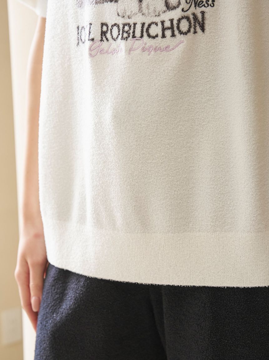 gelato pique「【JOEL ROBUCHON】【接触冷感】スムーズィーliteクールCATジャガードプルオーバー」|ルームウェア|