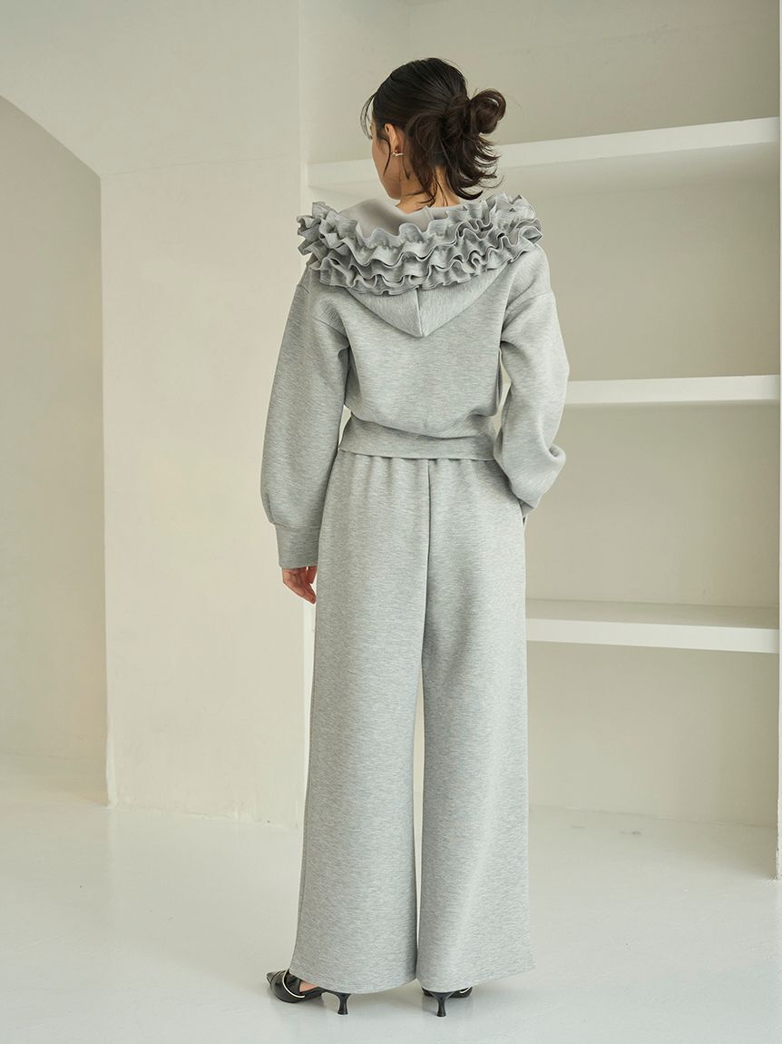 SNIDEL「ボンディングロングパンツ」|チノ|