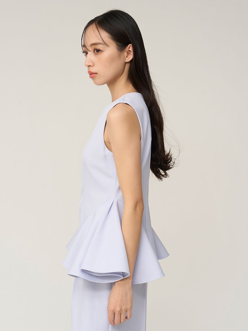 SNIDEL「ペプラムパンツセットアップ」|ワンピース|