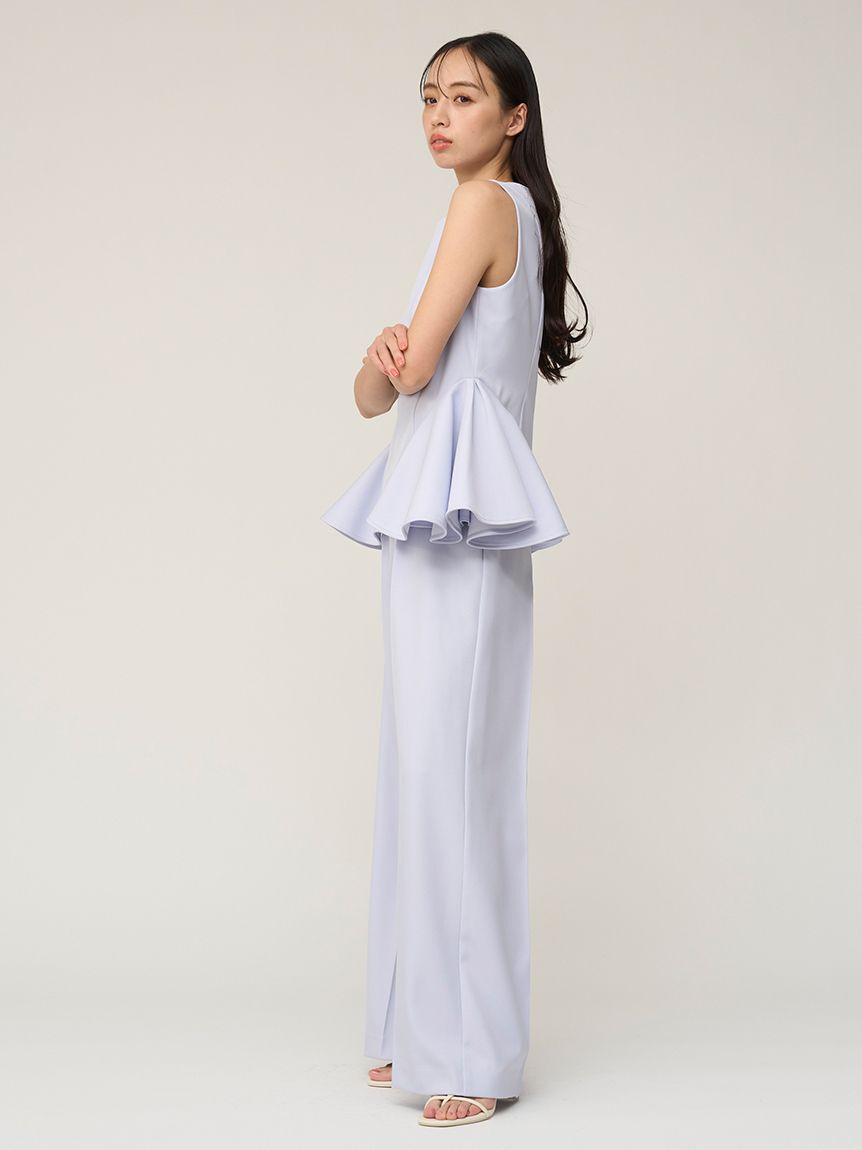 SNIDEL「ペプラムパンツセットアップ」|ワンピース|