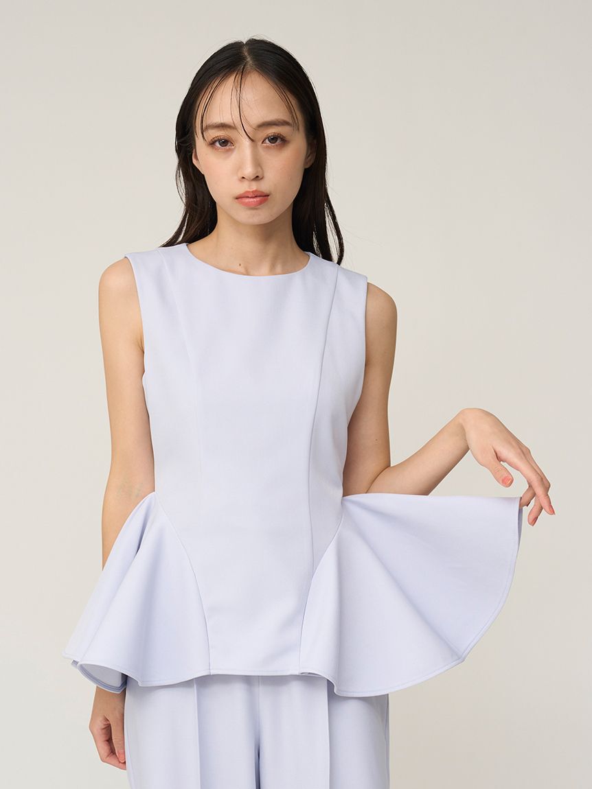 SNIDEL「ペプラムパンツセットアップ」|ワンピース|