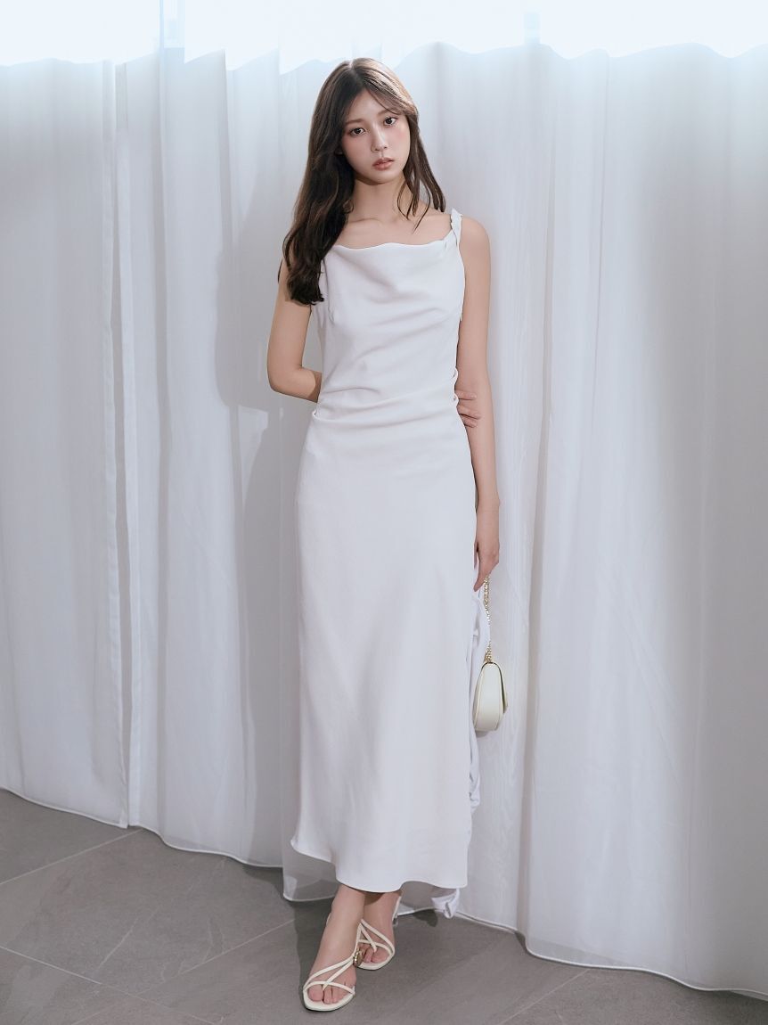 SNIDEL「ドレープキャミワンピース」|ワンピース|