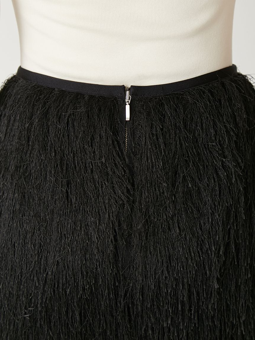 FRAY I.D「シャギージャガードストレートスカート」|スカート|