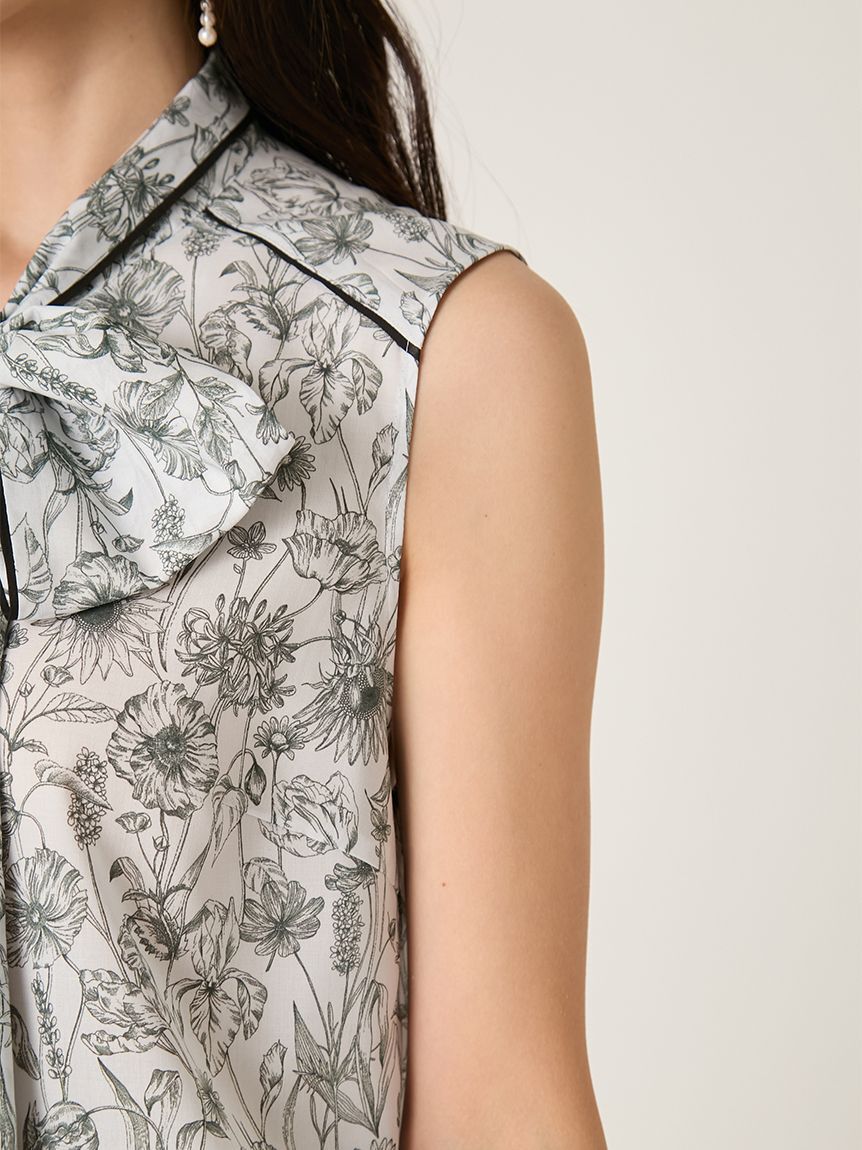 FRAY I.D「【FRAY I.D MADE WITH LIBERTY FABRIC】ボウタイブラウス／ウォッシャブル」|シャツ・ブラウス|