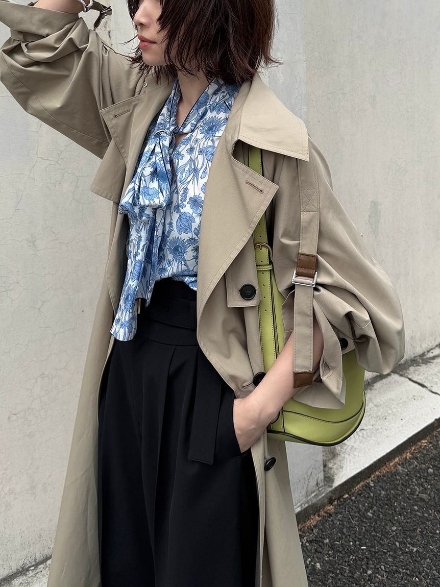 FRAY I.D「【FRAY I.D MADE WITH LIBERTY FABRIC】ボウタイブラウス／ウォッシャブル」|シャツ・ブラウス|