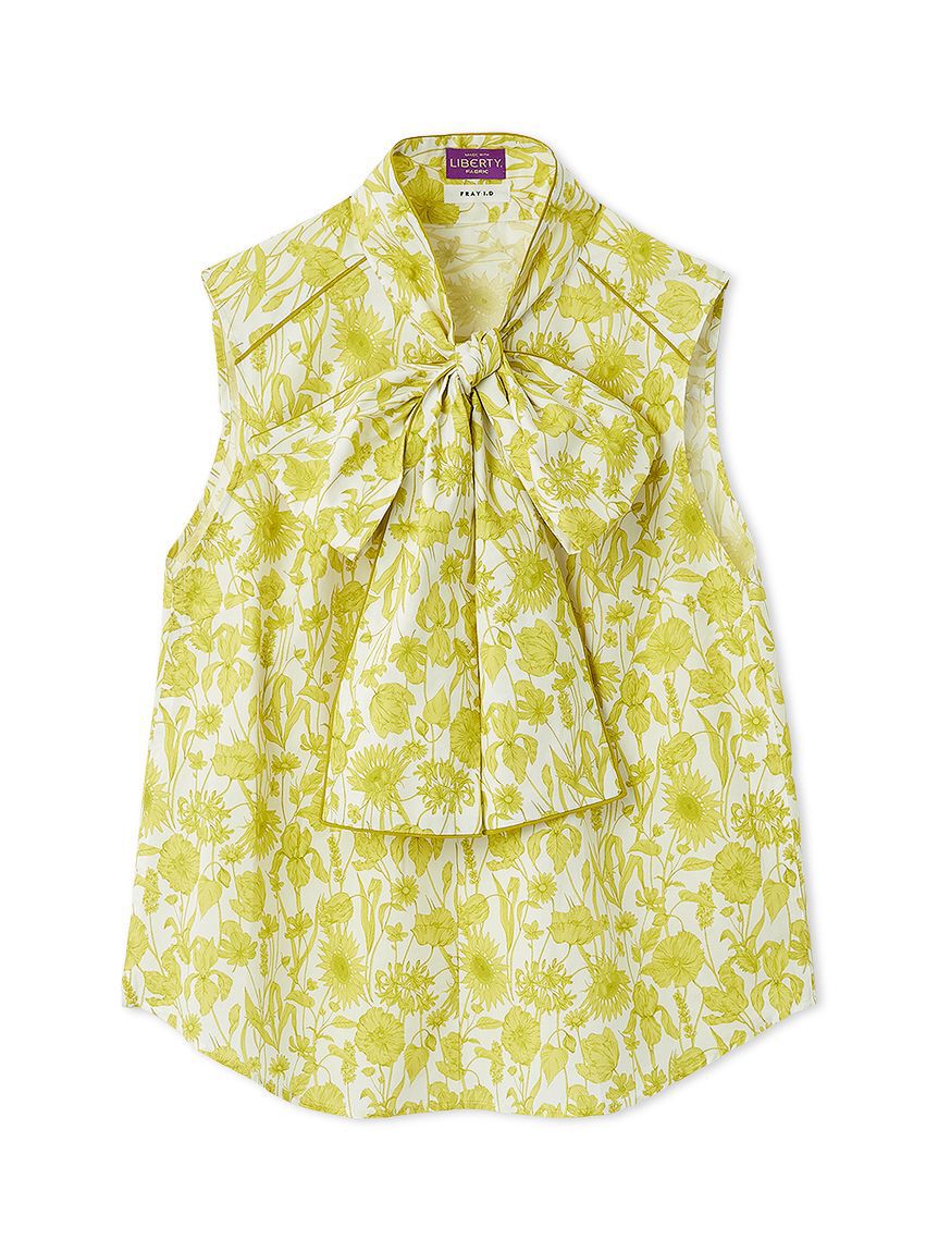 FRAY I.D「【FRAY I.D MADE WITH LIBERTY FABRIC】ボウタイブラウス／ウォッシャブル」|シャツ・ブラウス|YEL