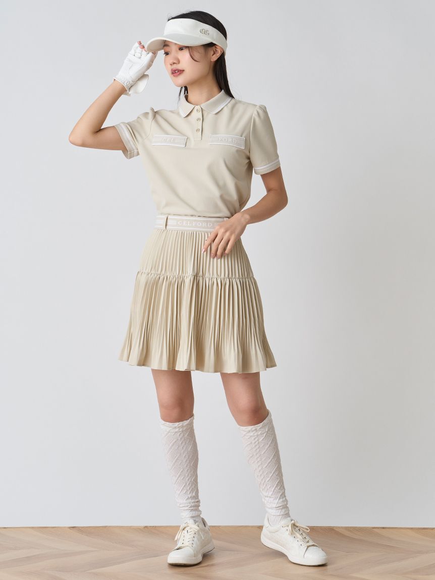 CELFORD「【CELFORD GOLF】ジャガードプリーツスカート」|スカート|