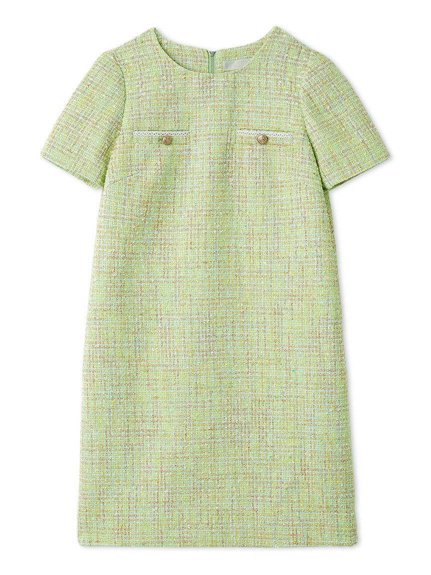 CELFORD「【セットアップ対応】ハーフスリーブツイードミニワンピース」|ワンピース|MNT