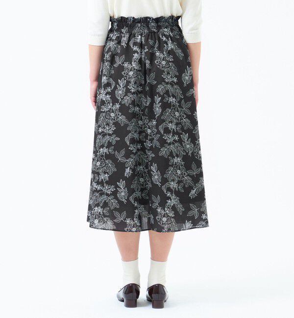 MACKINTOSH PHILOSOPHY「ドローイングフラワーギャザースカート」|スカート|