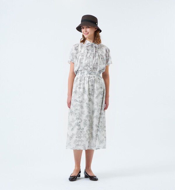 MACKINTOSH PHILOSOPHY「ドローイングフラワーギャザースカート」|スカート|