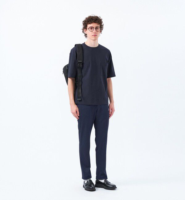 MACKINTOSH PHILOSOPHY「ドライフラットストレッチ クルーネック五分袖ポケT」|Tシャツ・カットソー|