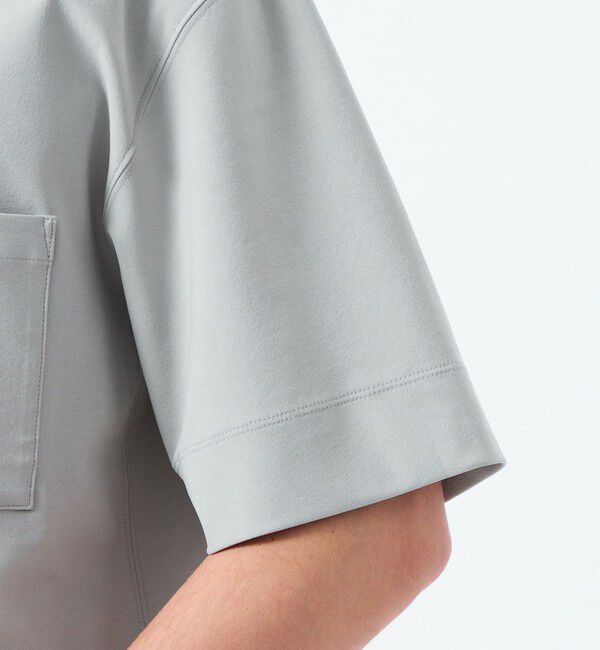 MACKINTOSH PHILOSOPHY「ドライフラットストレッチ クルーネック五分袖ポケT」|Tシャツ・カットソー|