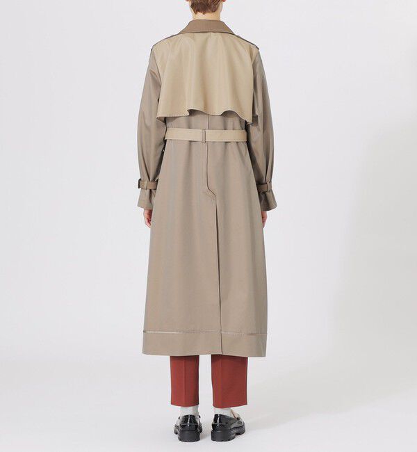  「ブロッキングトレンチコート」|トレンチコート|