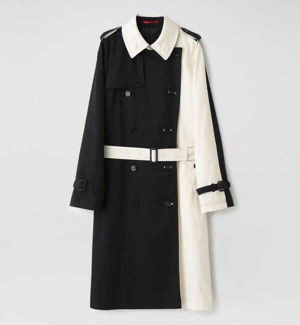  「ブロッキングトレンチコート」|トレンチコート|
