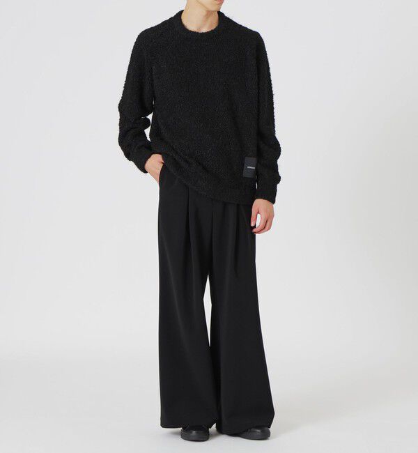  「【UNISEX】ブークレカラーニットプルオーバー」|ニット・セーター|