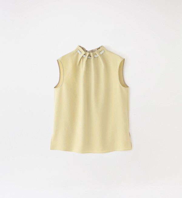  「ネックスカーフブラウス」|シャツ・ブラウス|イエロー