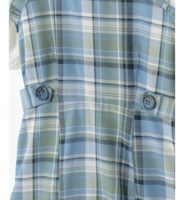 ikka kids「サイドタブドッキングワンピース（120~160cm）」|スカート|