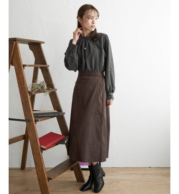 ikka「前後2WAYバンドカラーシャツ」|シャツ・ブラウス|