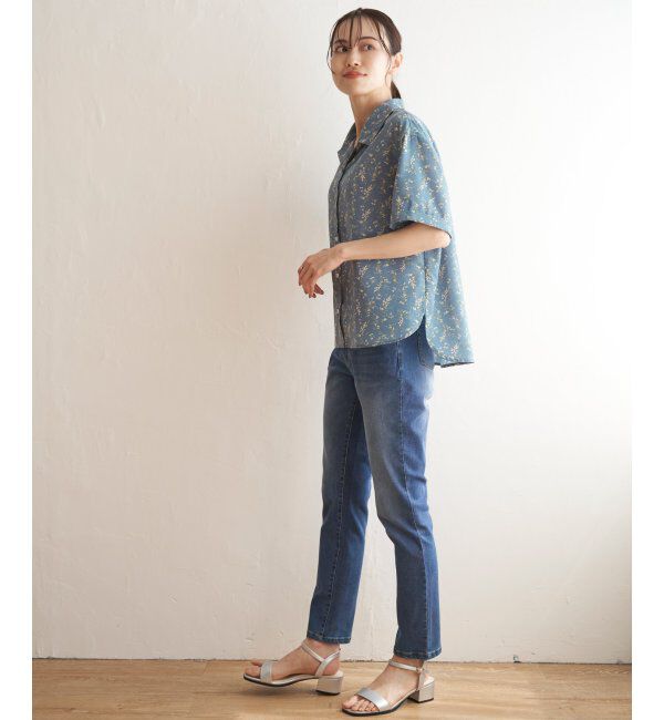 ikka「スズヤカオープンカラ－シャツ」|シャツ・ブラウス|