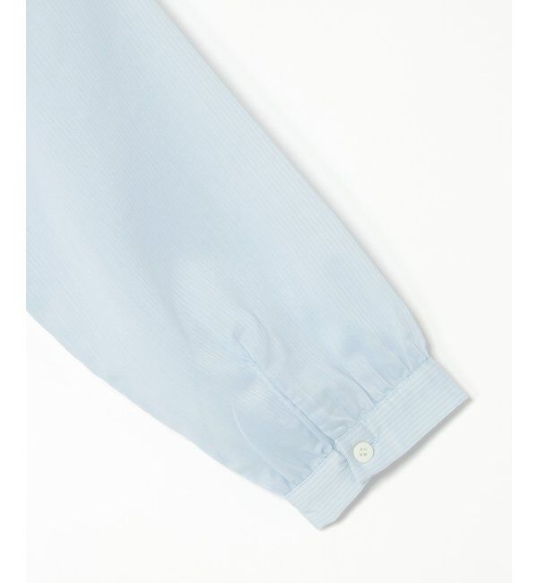 ikka「シアストライプバンドカラーシャツ」|シャツ・ブラウス|