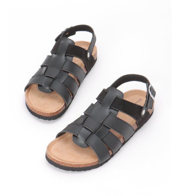 ikka「2WAY編み込みトングサンダル」|その他|ブラック