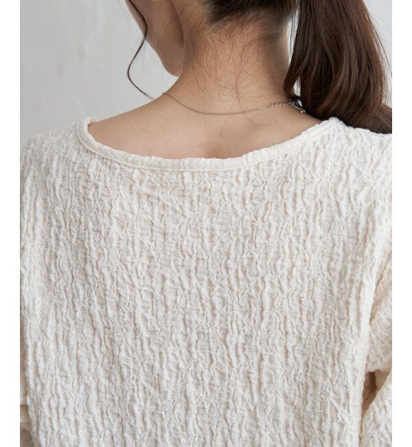ikka「フクレ半袖プルオーバー」|その他|