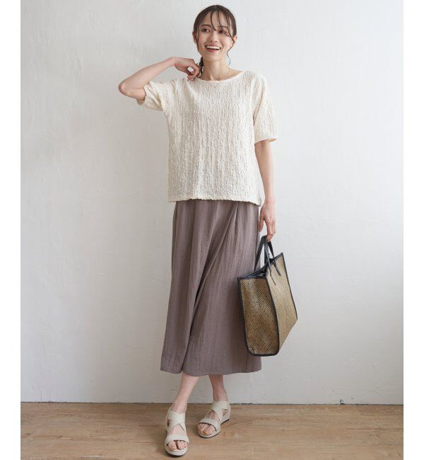 ikka「フクレ半袖プルオーバー」|その他|