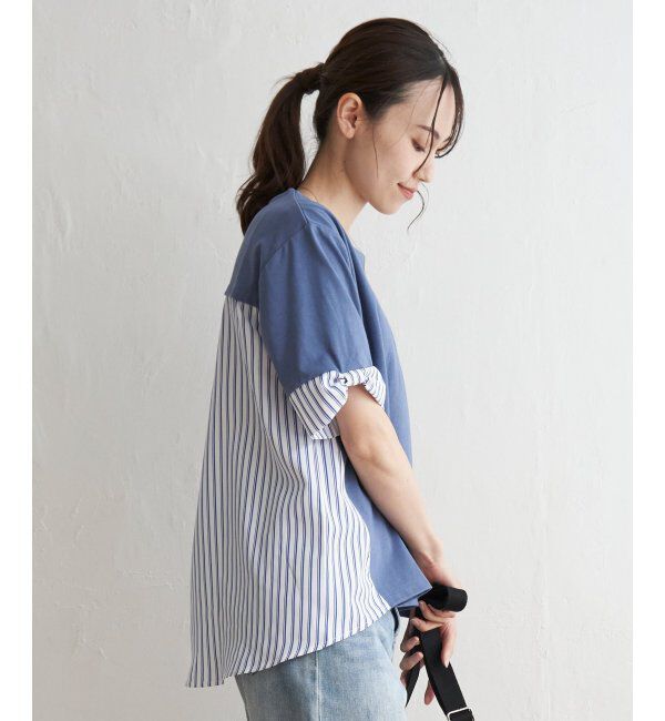 ikka「袖リボン切り替えプルオーバー」|その他|