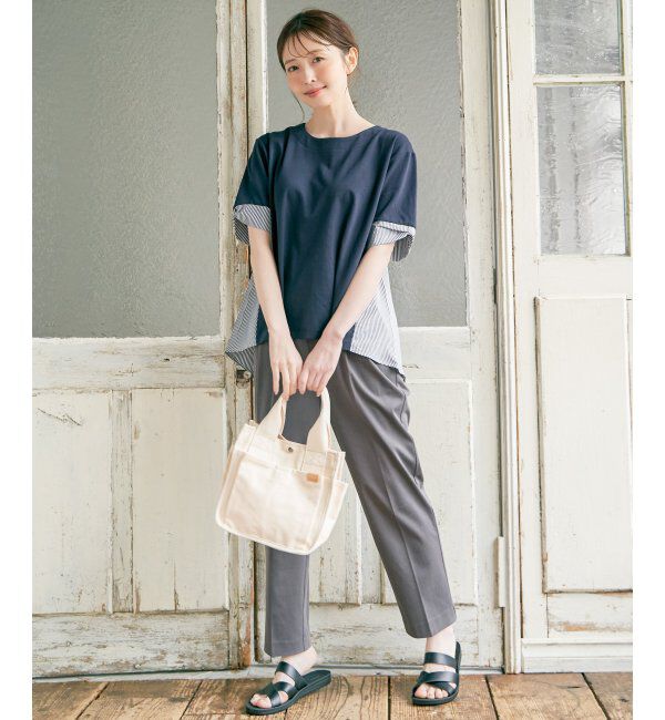 ikka「袖リボン切り替えプルオーバー」|その他|