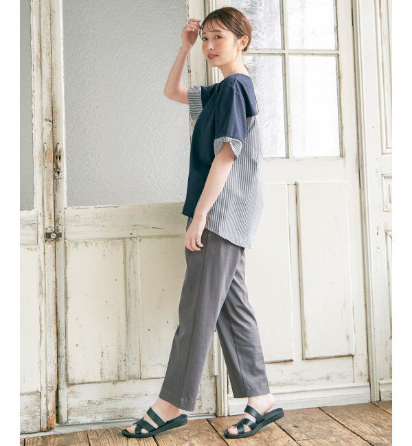 ikka「袖リボン切り替えプルオーバー」|その他|