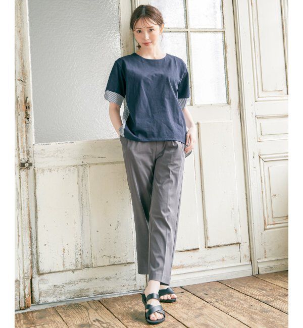 ikka「袖リボン切り替えプルオーバー」|その他|