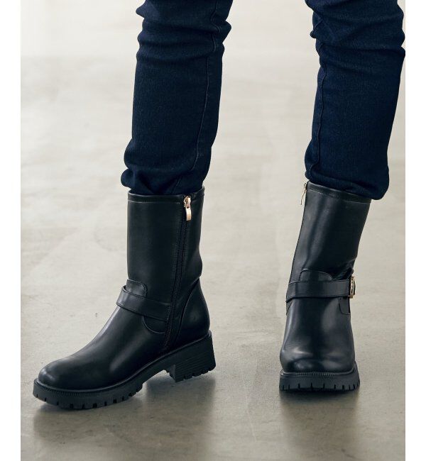 ikka「エンジニアブーツ」|その他|ブラック