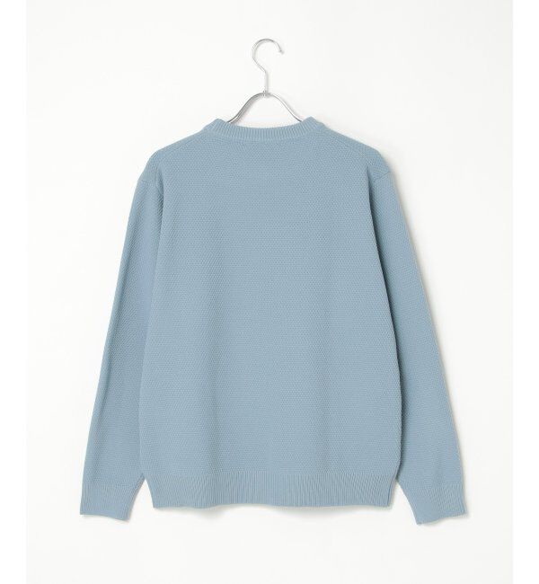 ikka「GOKU楽ニット鹿の子クルーネック」|プルオーバー|