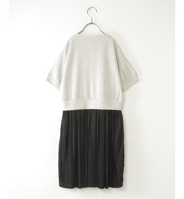 ikka kids「【親子コーデ】ラメ混ドルマンプリーツスカートワンピース（120~160cm）」|スカート|