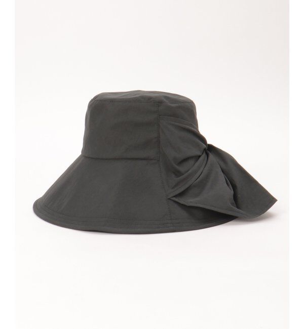ikka「洗えるUVツバ広リボンハット」|その他|