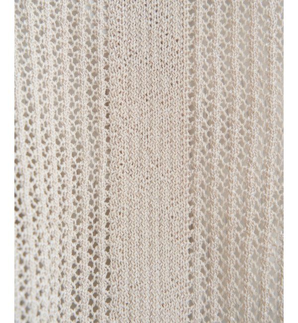 Lbc with Life「2WAYラメメッシュニットプルオーバー」|カーディガン|